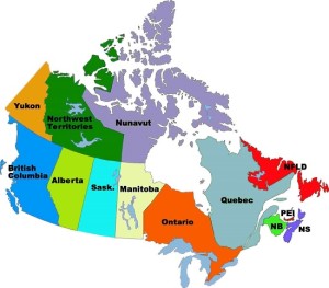 Canadian-provinces Canada