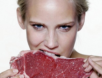 girls-eat-meat