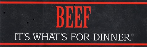 beef its whats for dinner