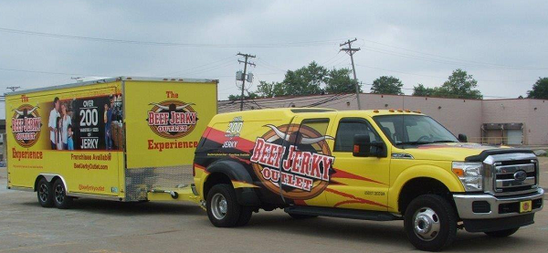 Beef Jerky Outlet trailer