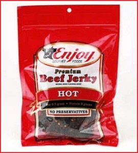 enjoy hot jerky